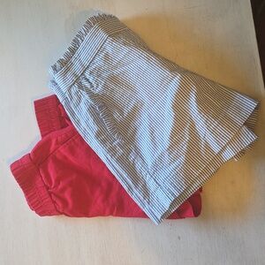 J. Crew Blue‎ and White Striped Women's Shorts
